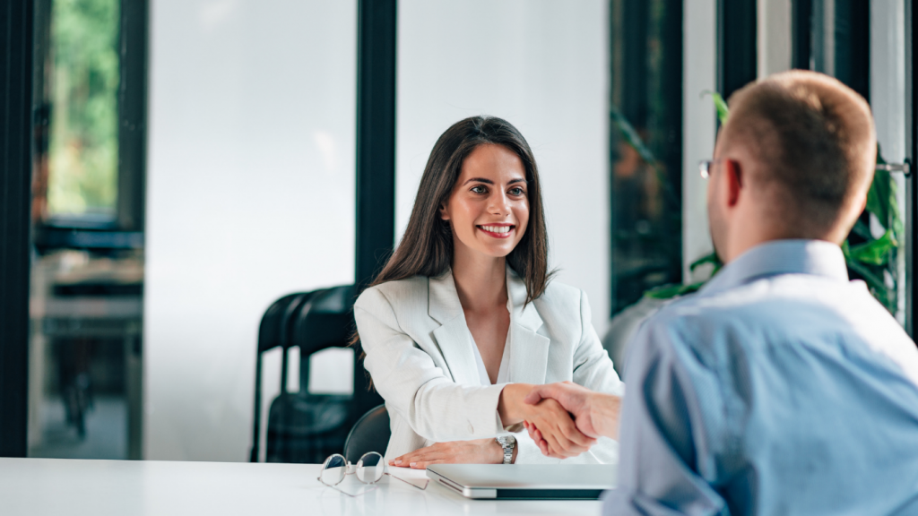 value-management-officer-smiling-on-appreciation-by-her-boss